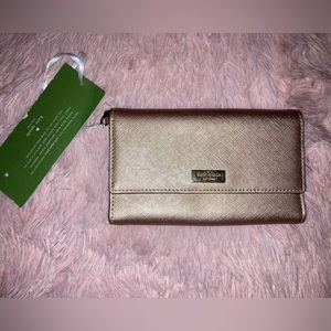 SOLD: Kate Spade Rose Gold Wallet!!